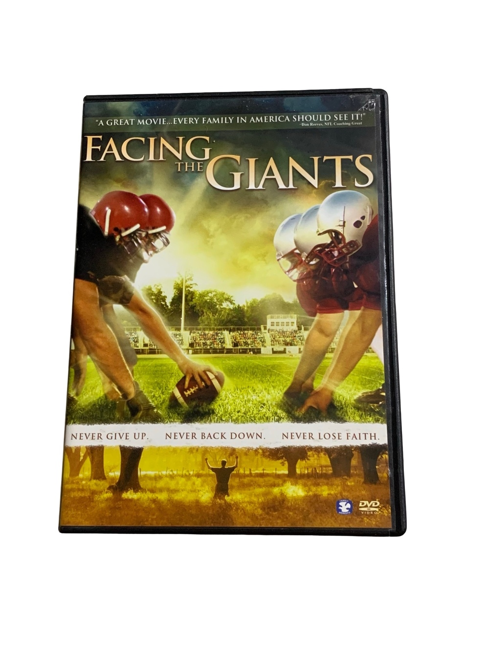 Facing the Giants DVD 2006 Faith-Based Football Drama Movie PG Sony